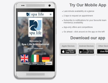 New mobile app from Spa Life