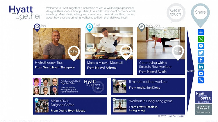 Hyatt Introduces Digital Platform, Hyatt Together, to Inspire Wellbeing ...