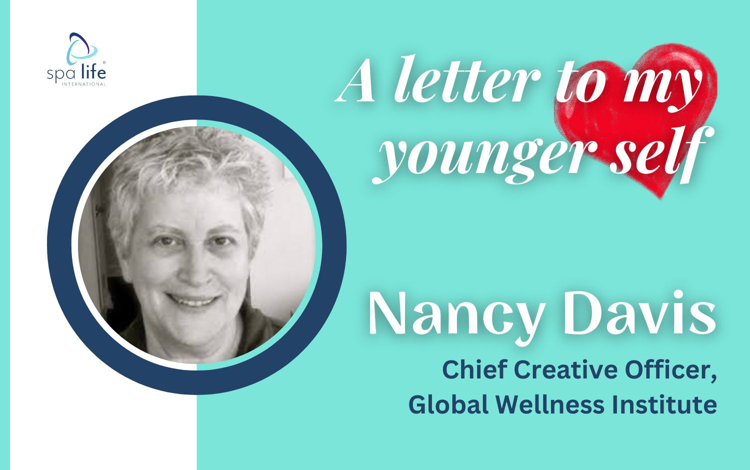 Nancy Davis pens a heart-felt letter to her younger self