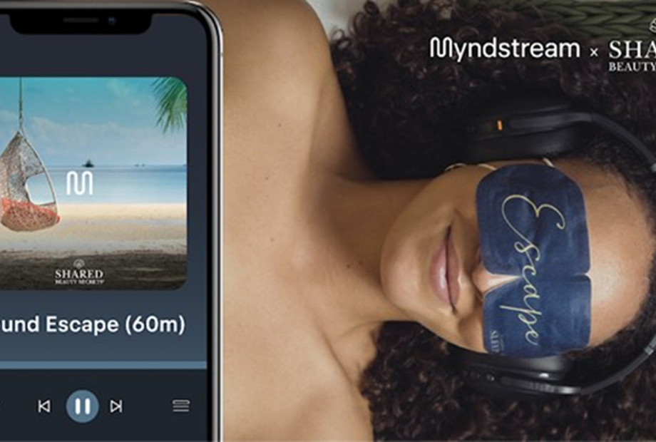 Myndstream Partners with Shared Beauty Secrets to Launch a New Sound Escape Massage Treatment
