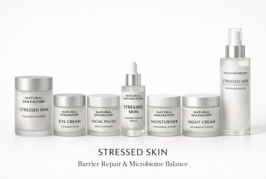 Natural Spa Factory launches microbiome-focused ‘Stressed Skin’ range
