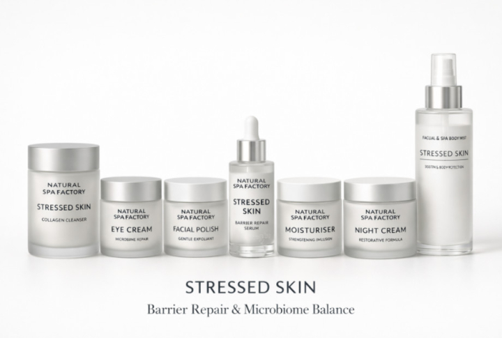 Natural Spa Factory launches microbiome-focused ‘Stressed Skin’ range