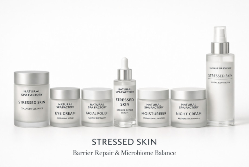 Natural Spa Factory launches microbiome-focused ‘Stressed Skin’ range