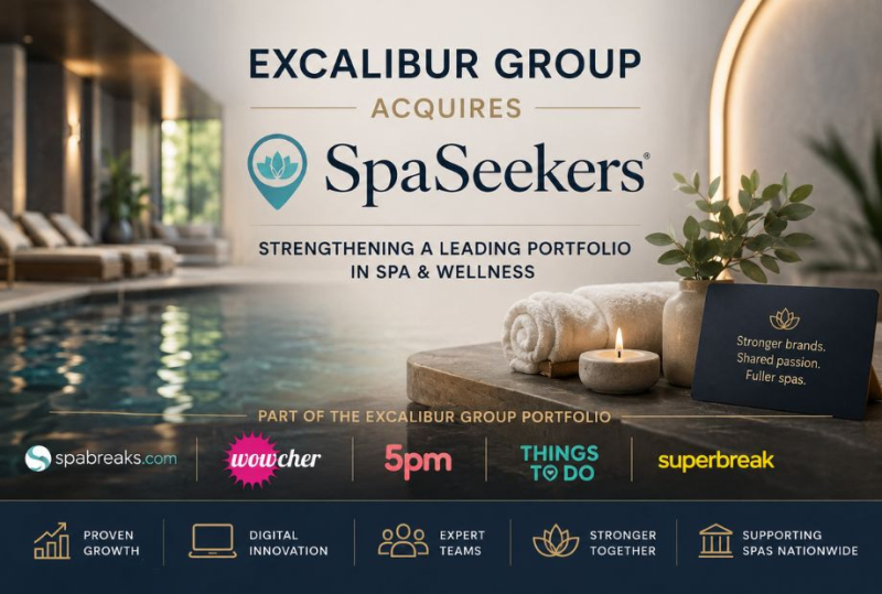 SpaSeekers Joins Excalibur Group in Latest Spa Sector Acquisition