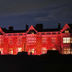 Gisborough Hall Turns Pink In Support Of Organ Donation Week