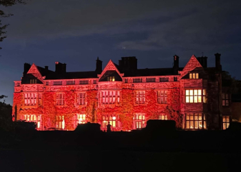 Gisborough Hall Turns Pink In Support Of Organ Donation Week