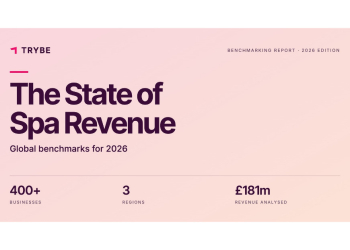 US spas earn 4.5x more per location than UK spas, new TRYBE benchmarking report finds