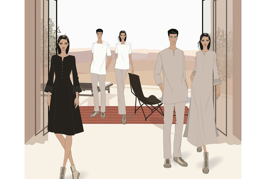 Fashionizer Spa designs uniforms for Six Senses Resort, Shaharut, Israel